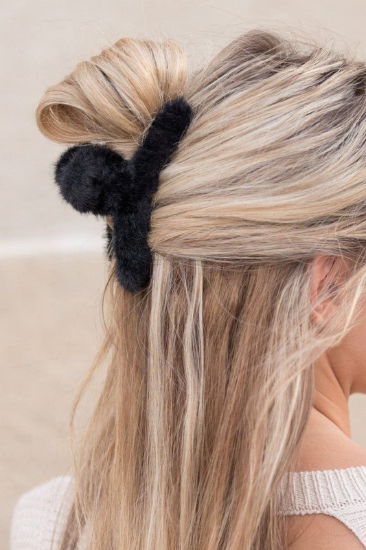 Fuzzy Hair Clips - CountryFide Custom Accessories and Outdoors