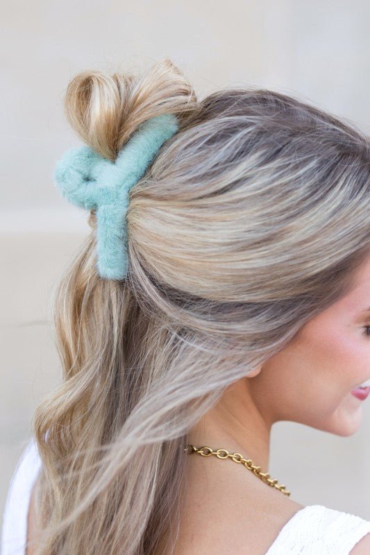Fuzzy Hair Clips - CountryFide Custom Accessories and Outdoors