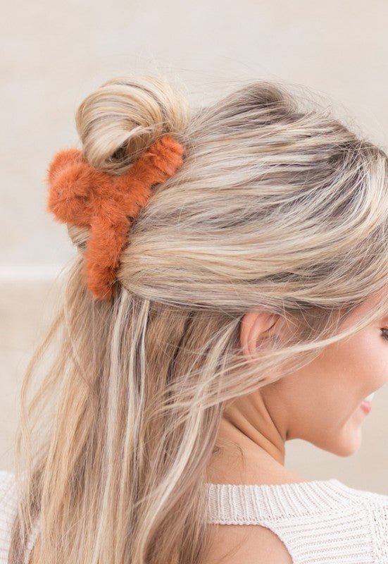 Fuzzy Hair Clips - CountryFide Custom Accessories and Outdoors