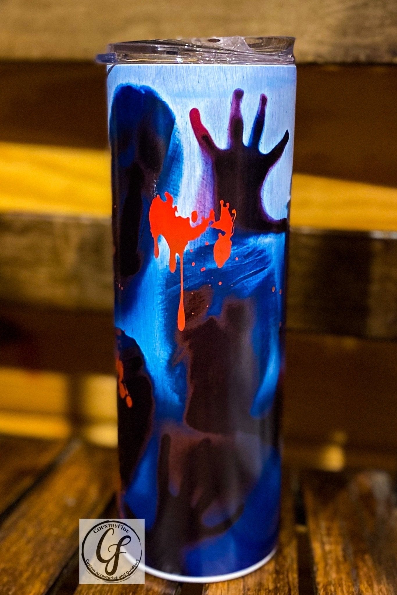 Halloween Spooky Glow In Dark Tumbler - CountryFide Custom Accessories and Outdoors