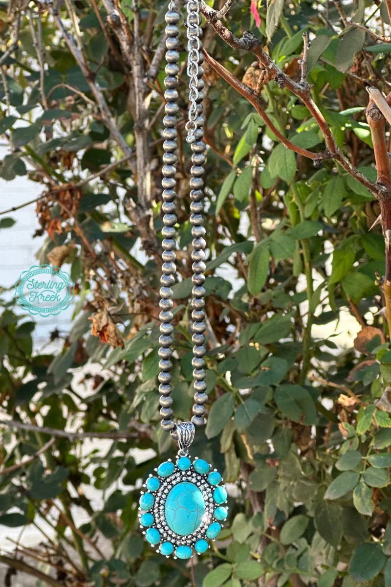 HEART OF TAHITI NECKLACE TURQUOISE - CountryFide Custom Accessories and Outdoors
