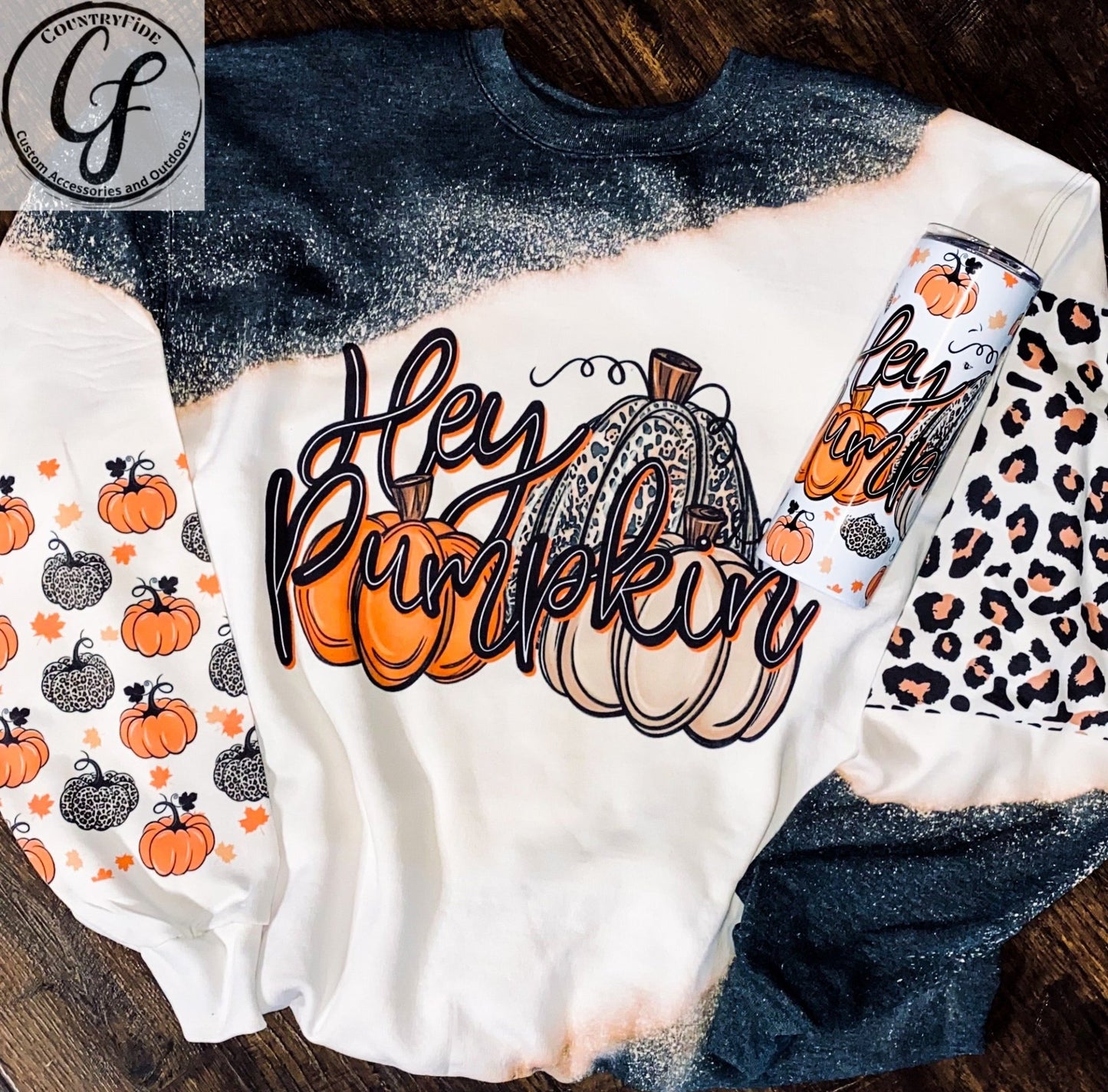 HEY PUMPKIN TUMBLER - CountryFide Custom Accessories and Outdoors