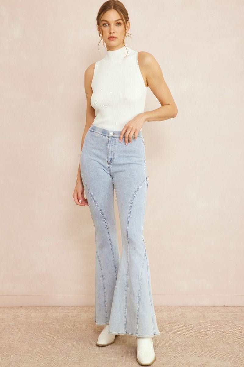 HIGH WAISTED LIGHT WASH ENTRO DENIM - CountryFide Custom Accessories and Outdoors