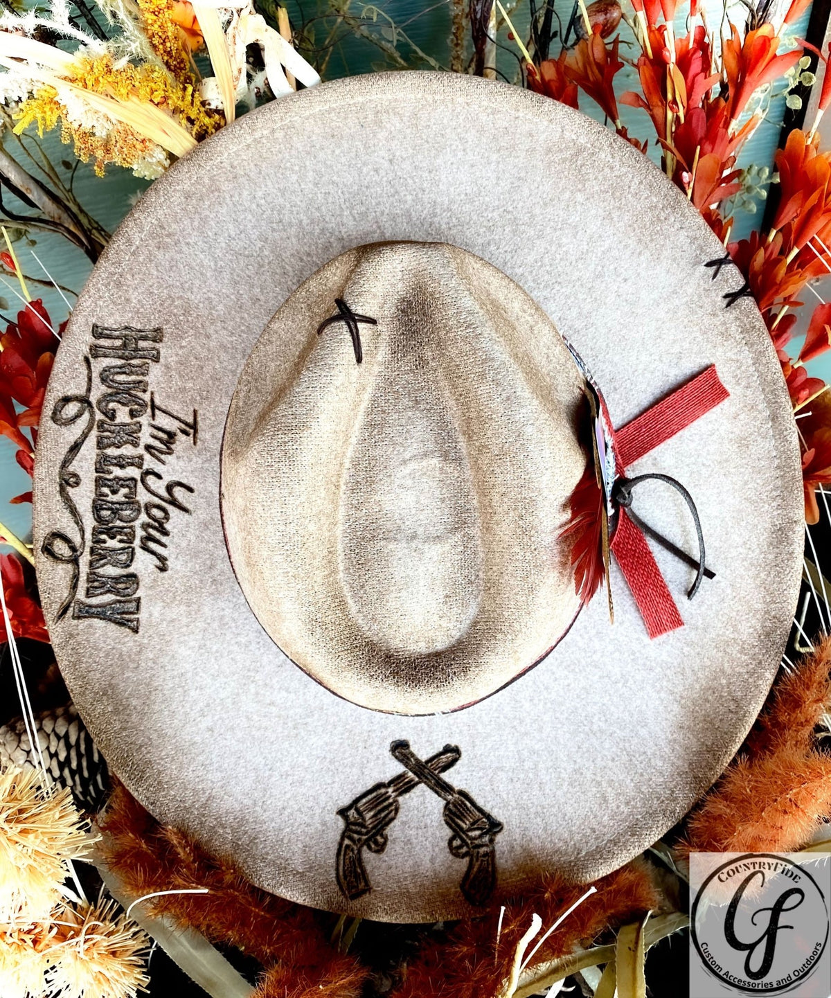 I'M YOUR HUCKLEBERRY FEDORA - CountryFide Custom Accessories and Outdoors