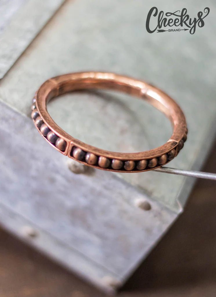 Jana Stretch Bracelet in Bronze Navajo Pearl - CountryFide Custom Accessories and Outdoors