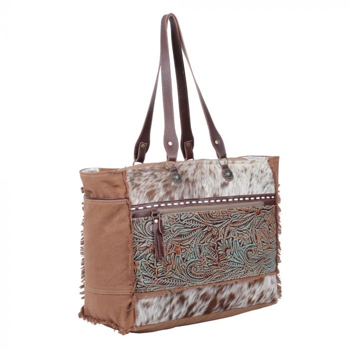 JUNIPER CANVAS AND HAIRON BAG - CountryFide Custom Accessories and Outdoors