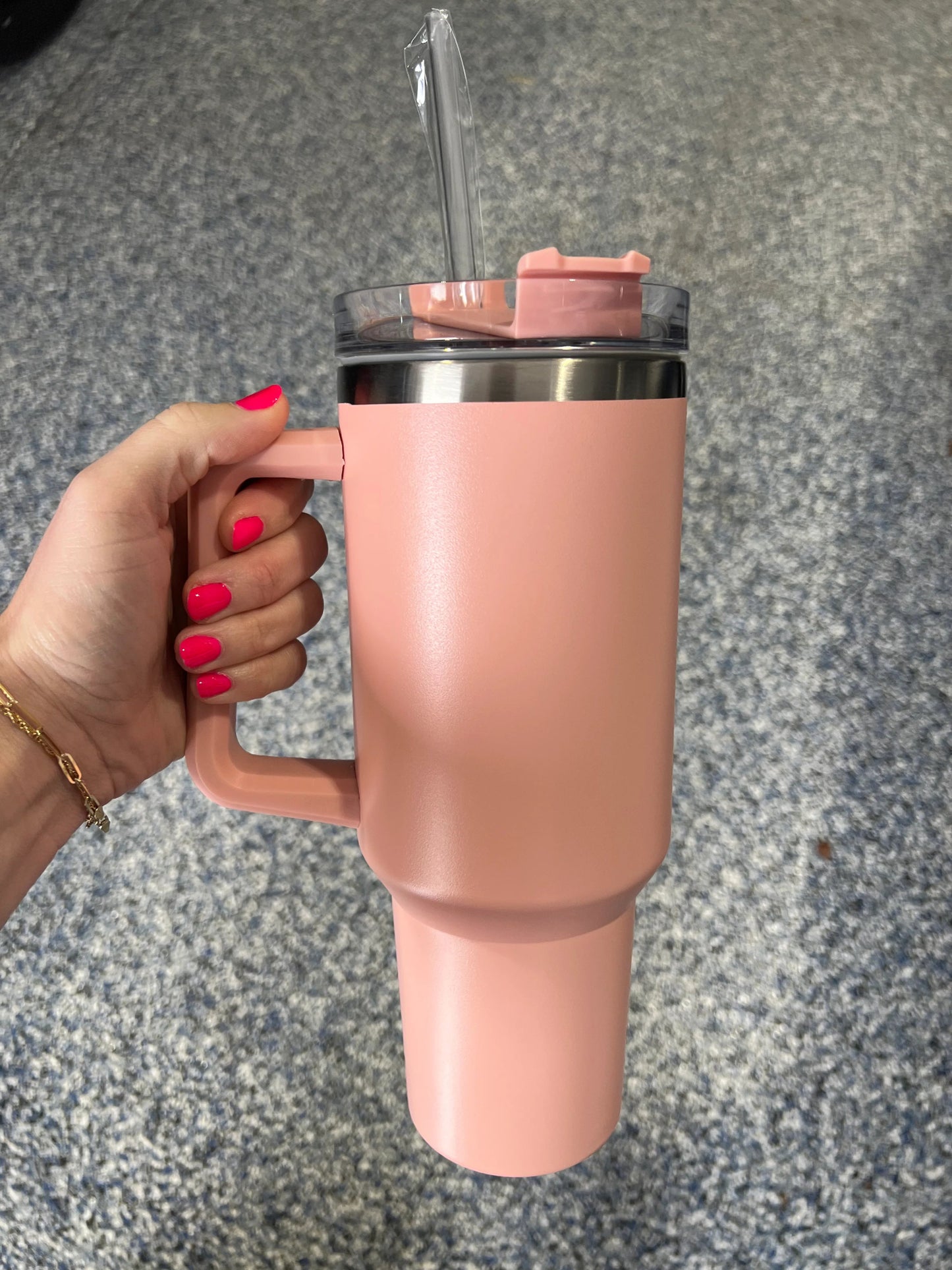 JUST PEACHY 40oz TUMBLER - CountryFide Custom Accessories and Outdoors