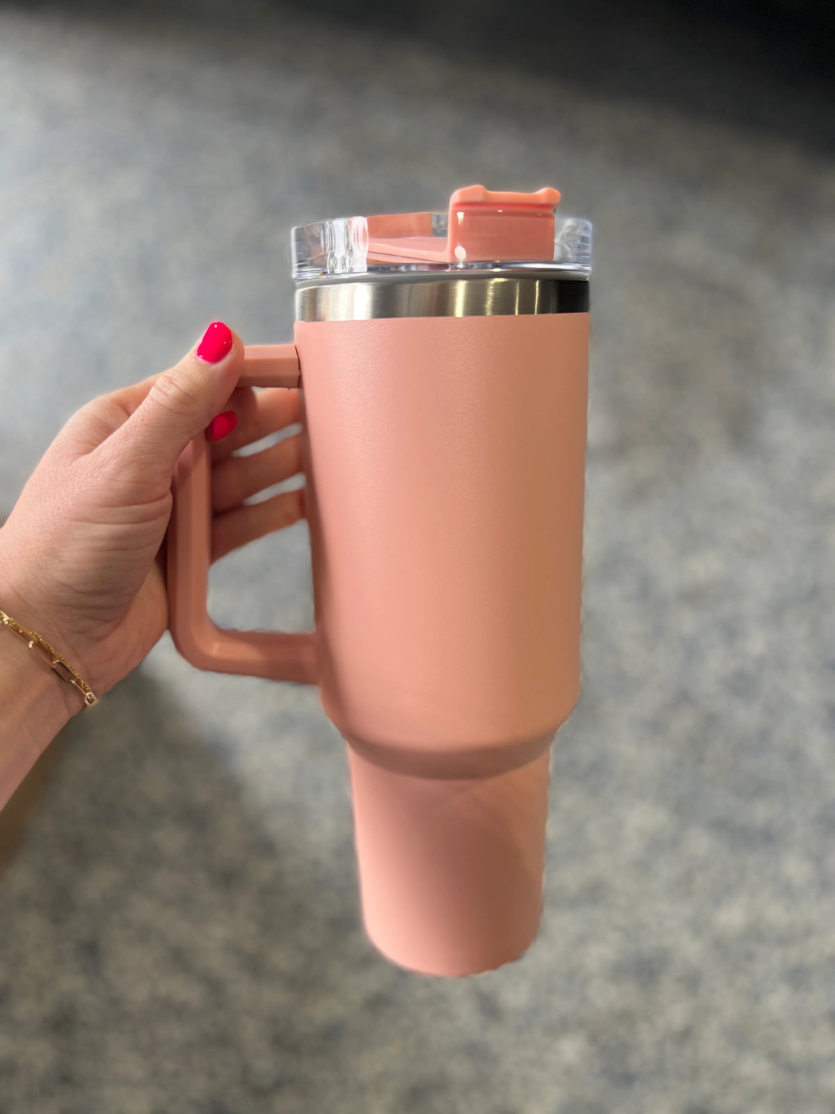 JUST PEACHY 40oz TUMBLER - CountryFide Custom Accessories and Outdoors