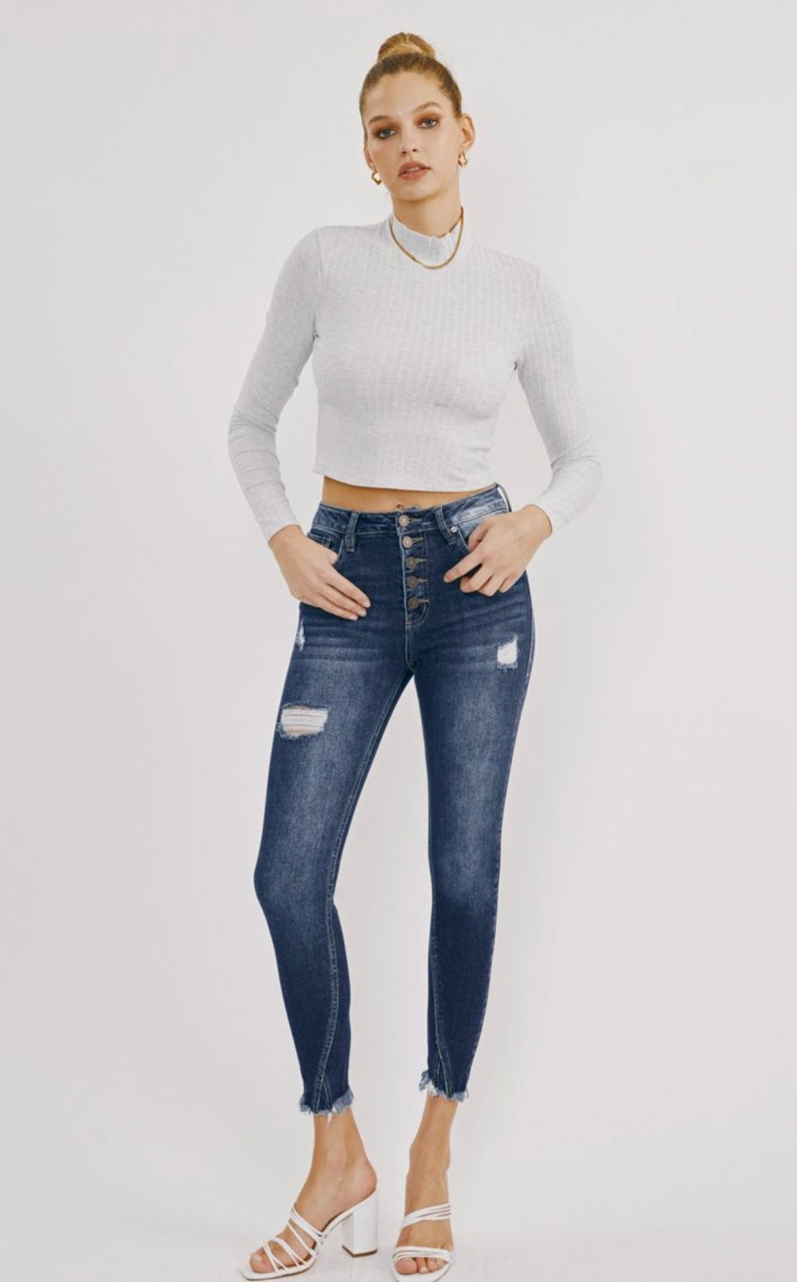 Kaliyah High Rise Ankle Skinny Jeans - CountryFide Custom Accessories and Outdoors