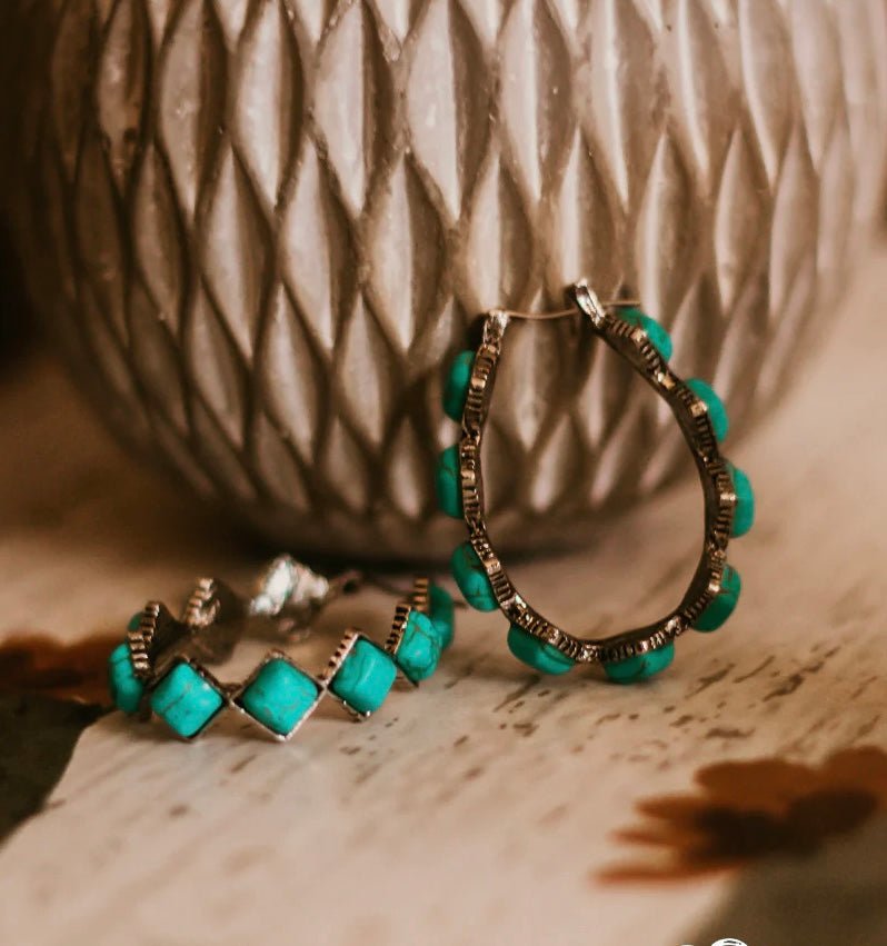 LAREDO SKY HOOP EARRINGS - CountryFide Custom Accessories and Outdoors