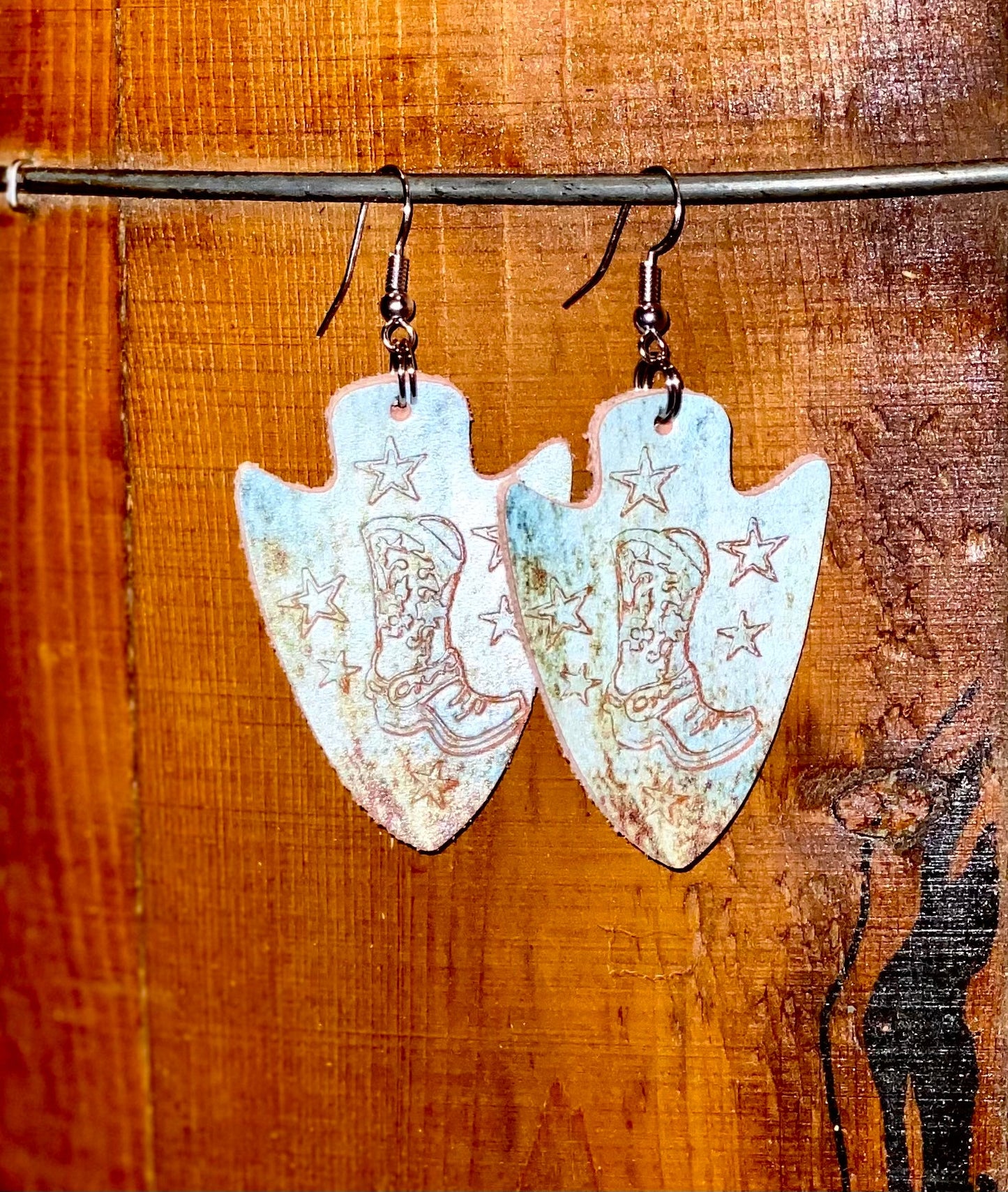 Leather Arrowhead Boots - CountryFide Custom Accessories and Outdoors