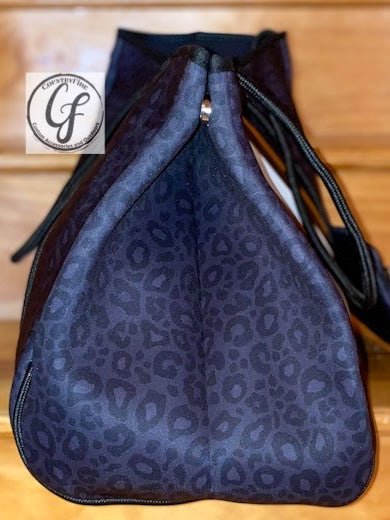 Leopard and Gold Neoprene Bag - CountryFide Custom Accessories and Outdoors