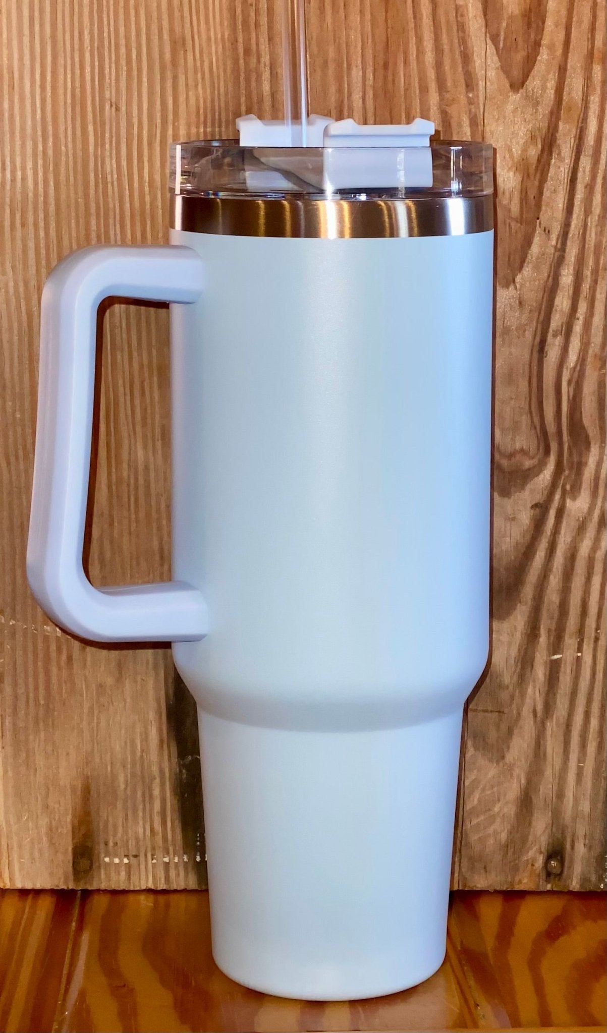 LIGHT BLUE 40oz TUMBLER - CountryFide Custom Accessories and Outdoors