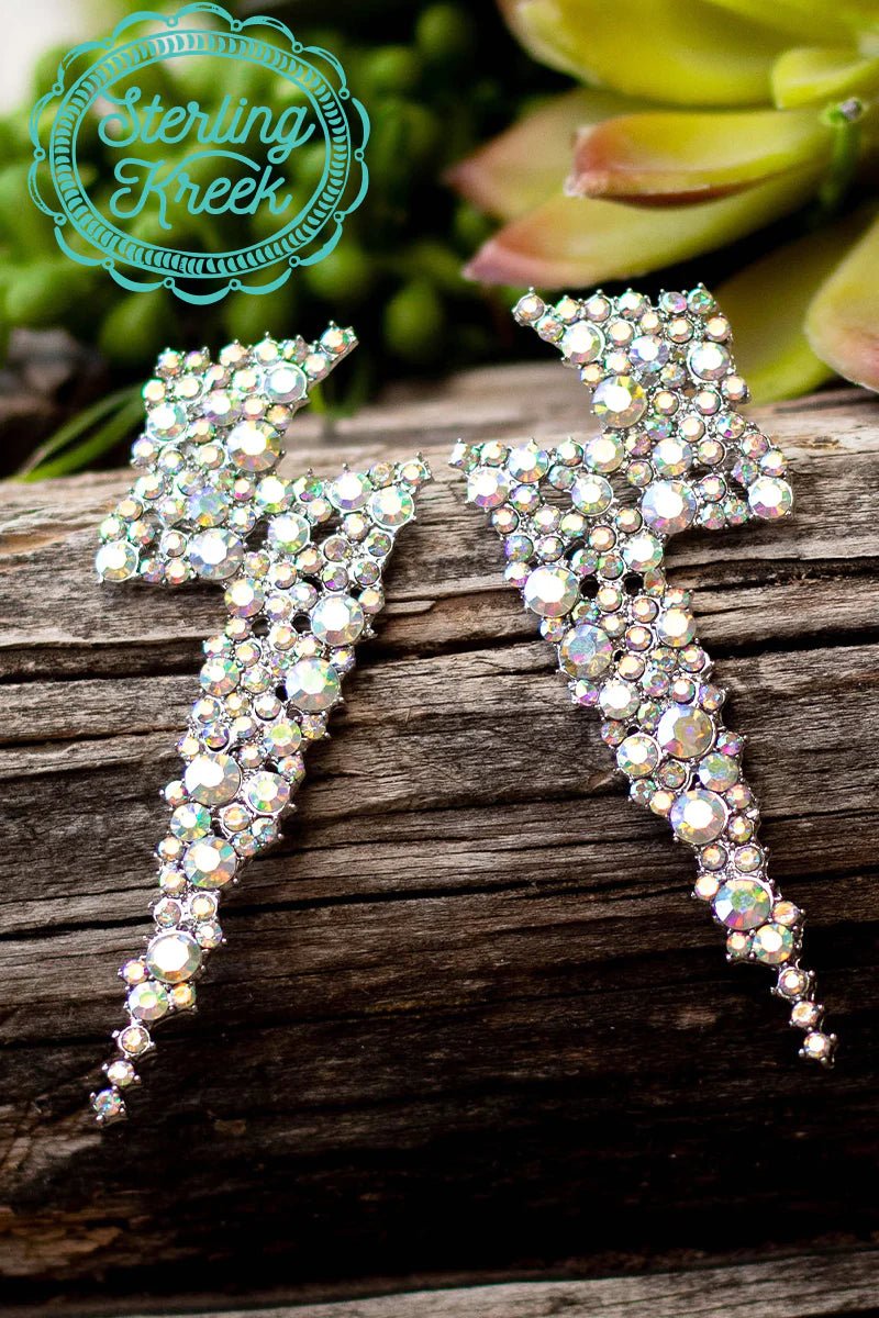 LIGHTNINGS TOO BRIGHT EARRINGS - CountryFide Custom Accessories and Outdoors