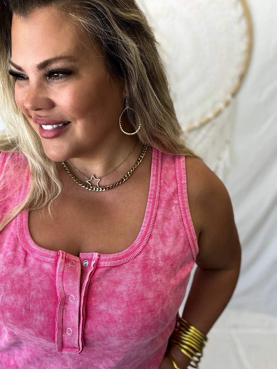 Malibu Acid Washed Tank - CountryFide Custom Accessories and Outdoors