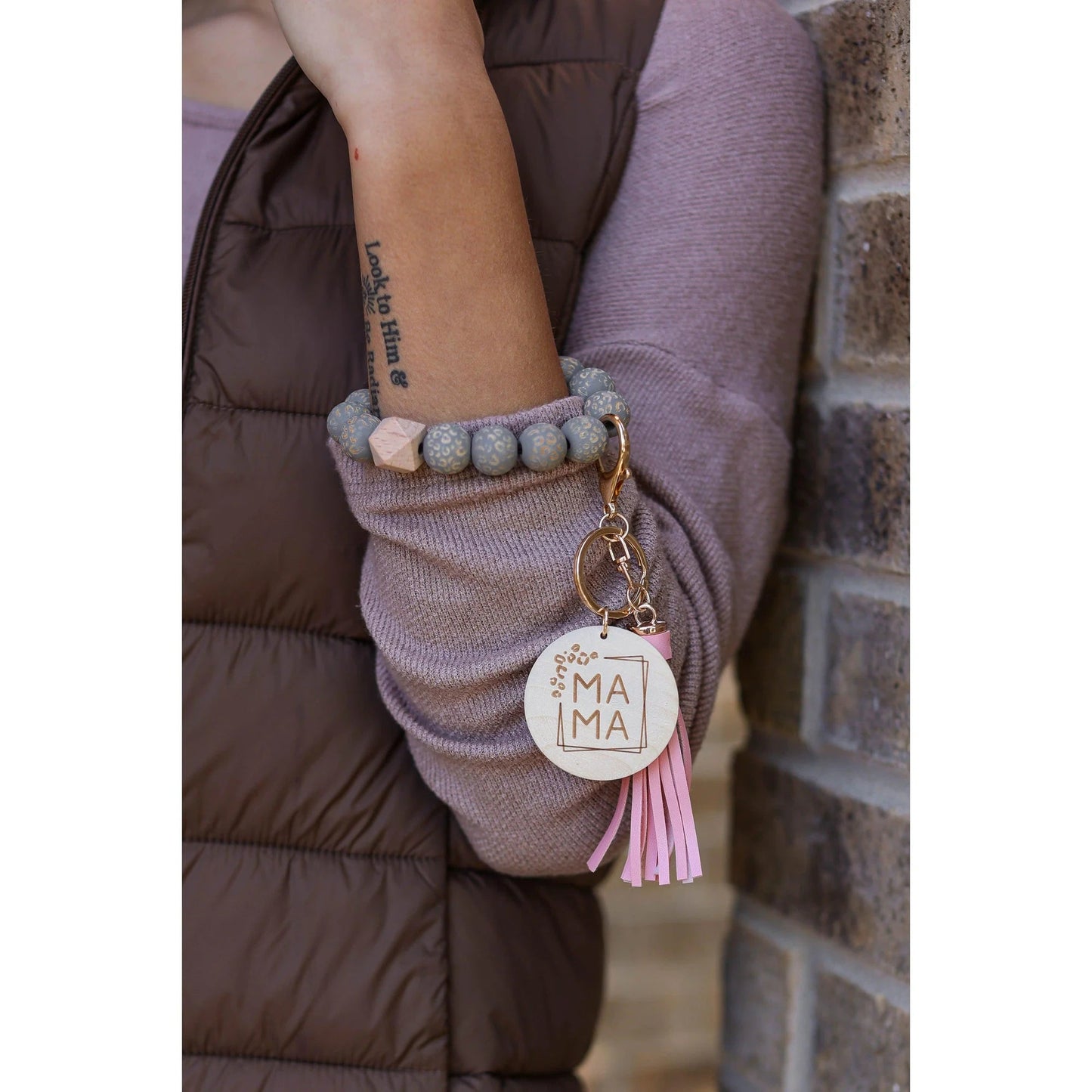 MAMA PENDANT BEADED TASSEL KEYCHAIN - CountryFide Custom Accessories and Outdoors