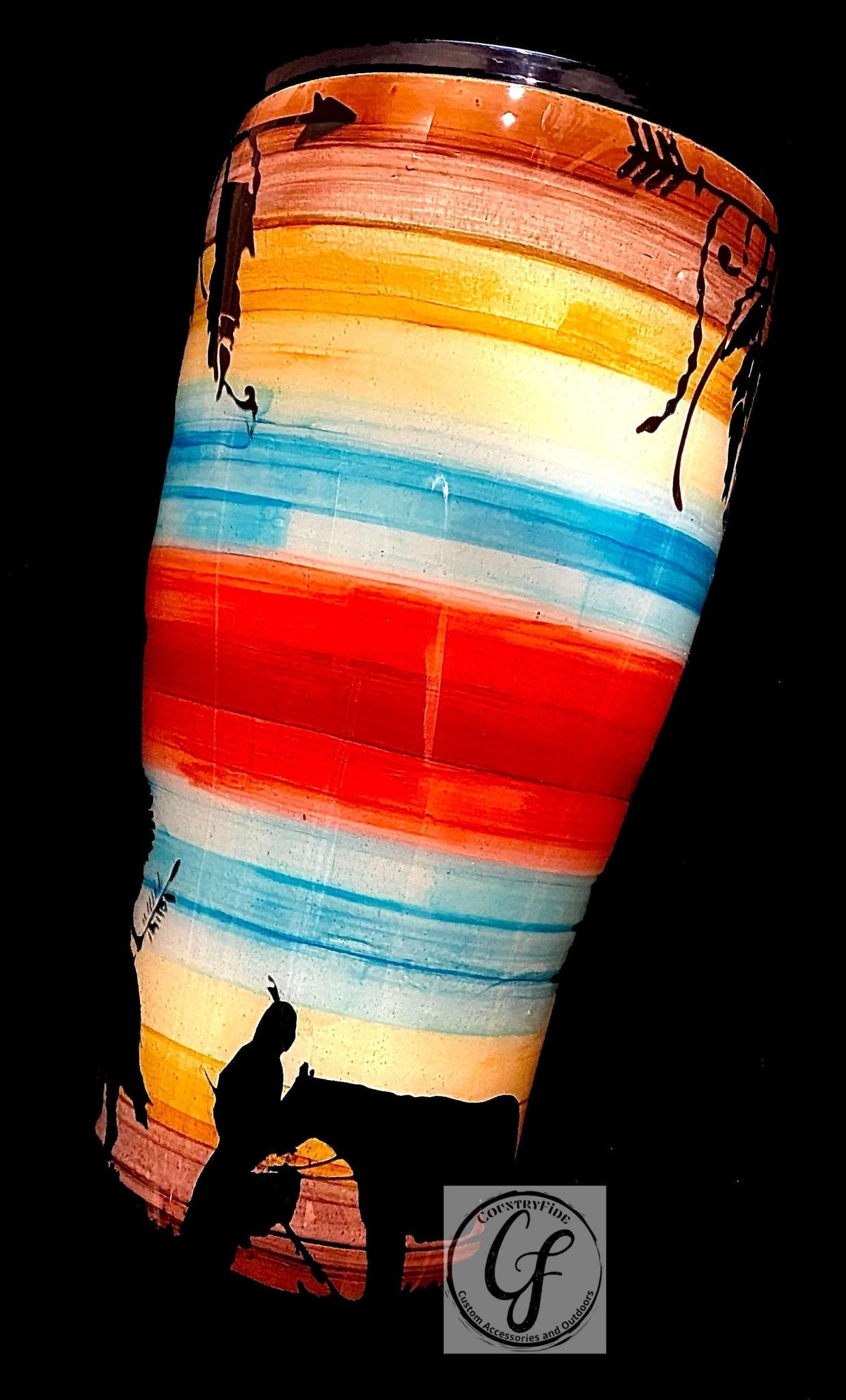 Native American Tumbler - CountryFide Custom Accessories and Outdoors