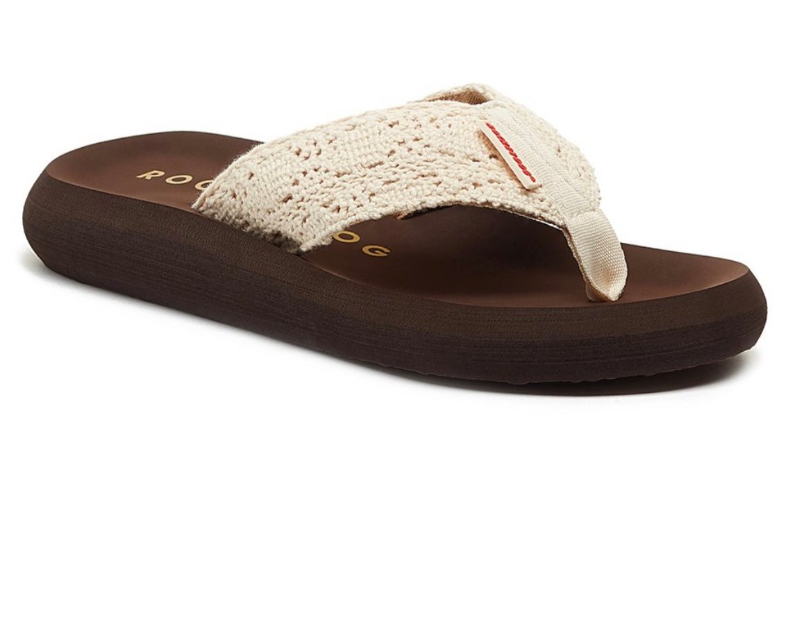 Natural Crochet Flip-Flop - CountryFide Custom Accessories and Outdoors