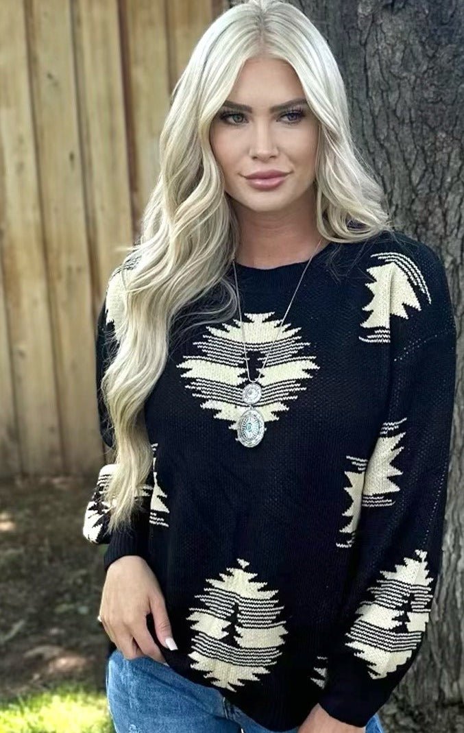 PAINT IT AZTEC SWEATER - CountryFide Custom Accessories and Outdoors