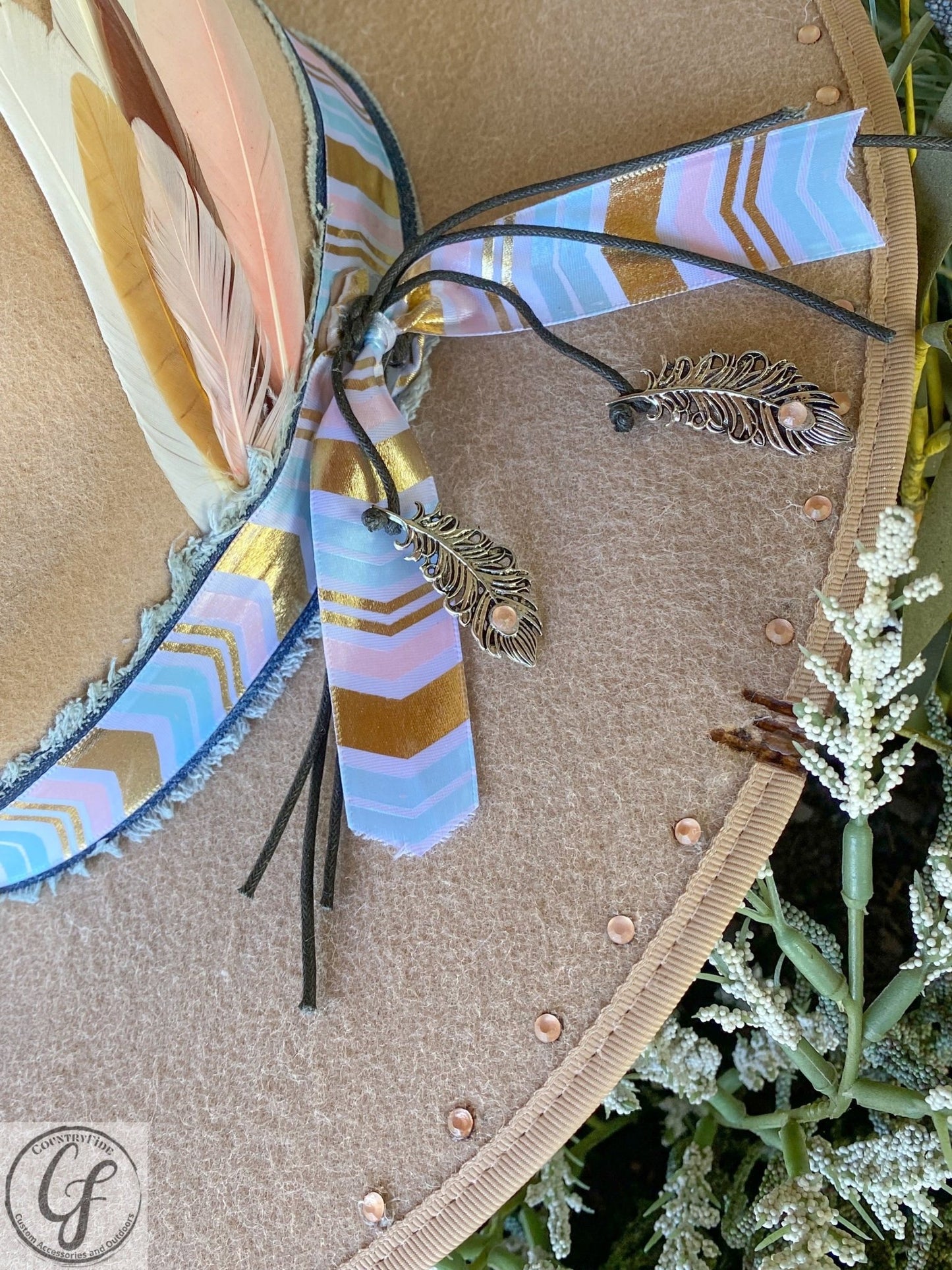 Pretty In Pink Fedora - CountryFide Custom Accessories and Outdoors