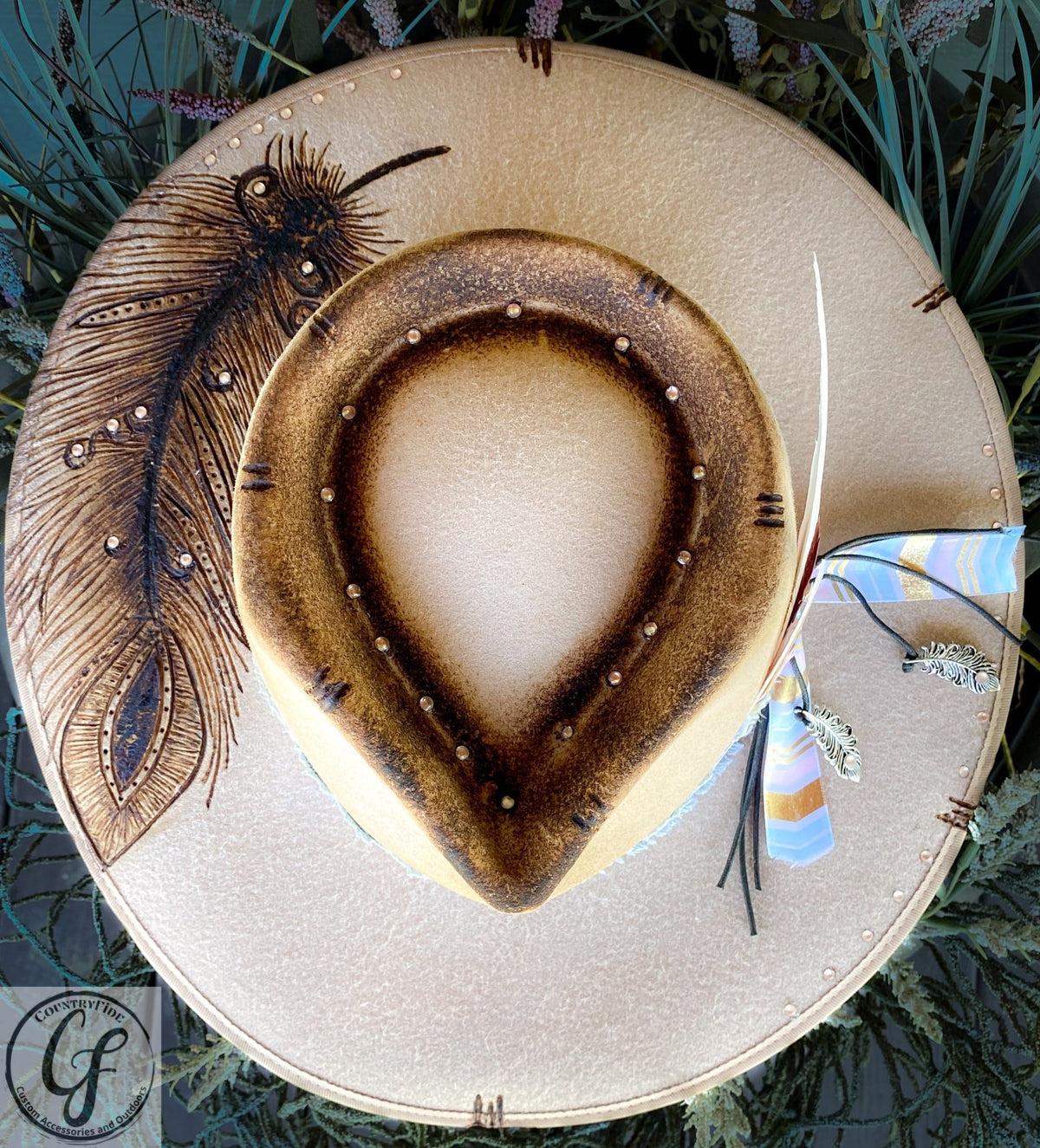 Pretty In Pink Fedora - CountryFide Custom Accessories and Outdoors