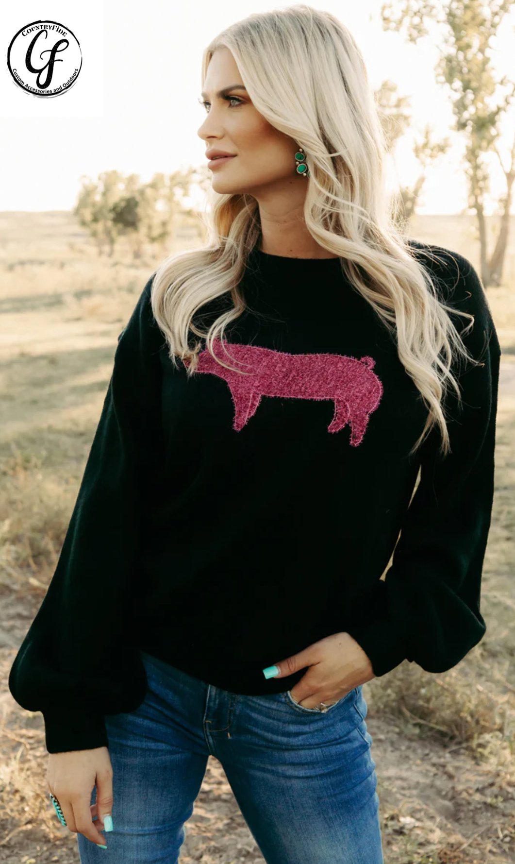 QUEEN OF STOCKSHOW SWEATER - CountryFide Custom Accessories and Outdoors