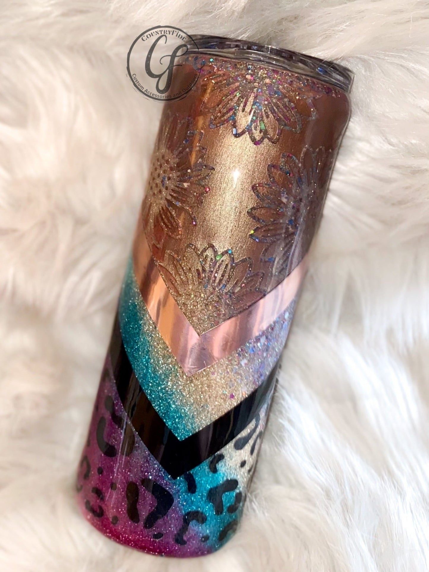 Rose Gold Sunflower - CountryFide Custom Accessories and Outdoors