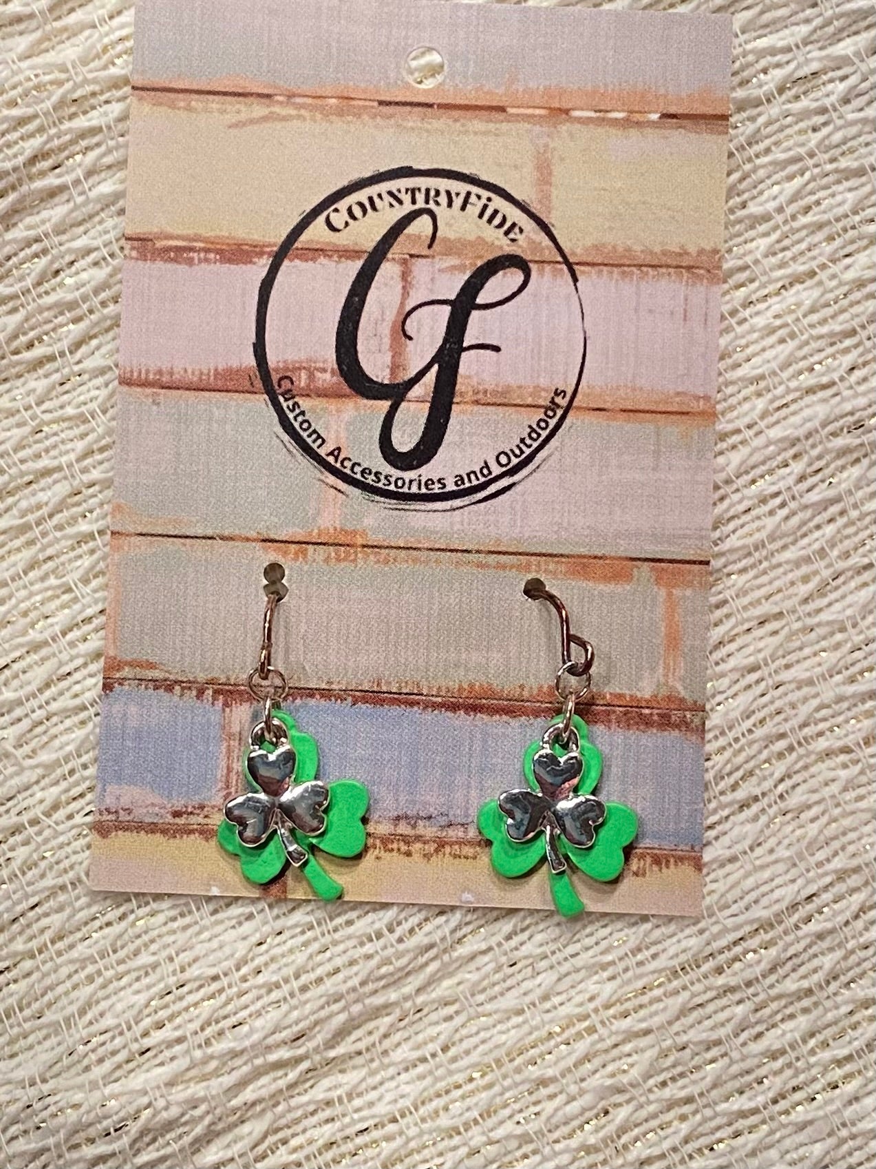 St. Patrick's Day Earrings - CountryFide Custom Accessories and Outdoors