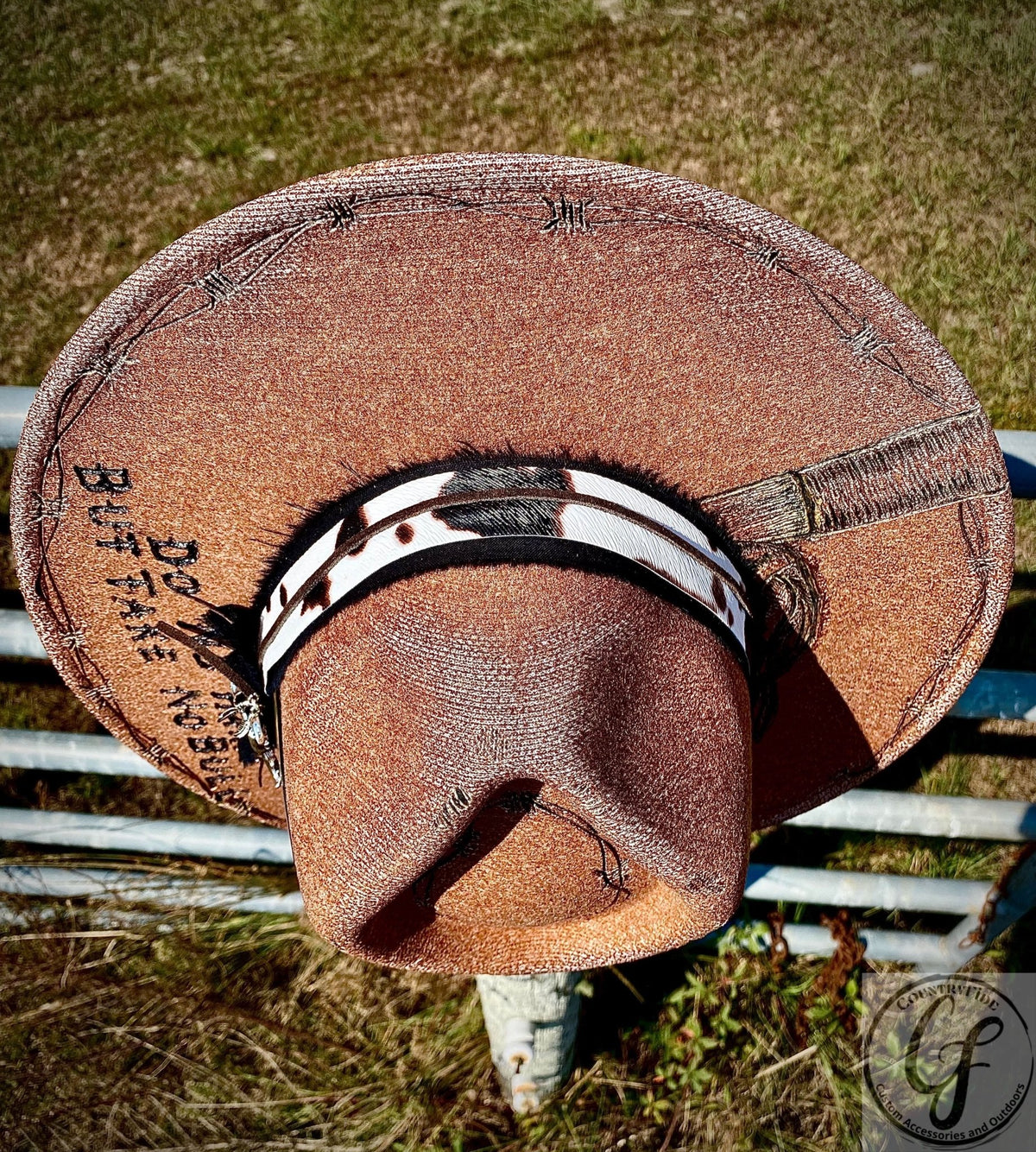 TAKE NO BULL FEDORA - CountryFide Custom Accessories and Outdoors