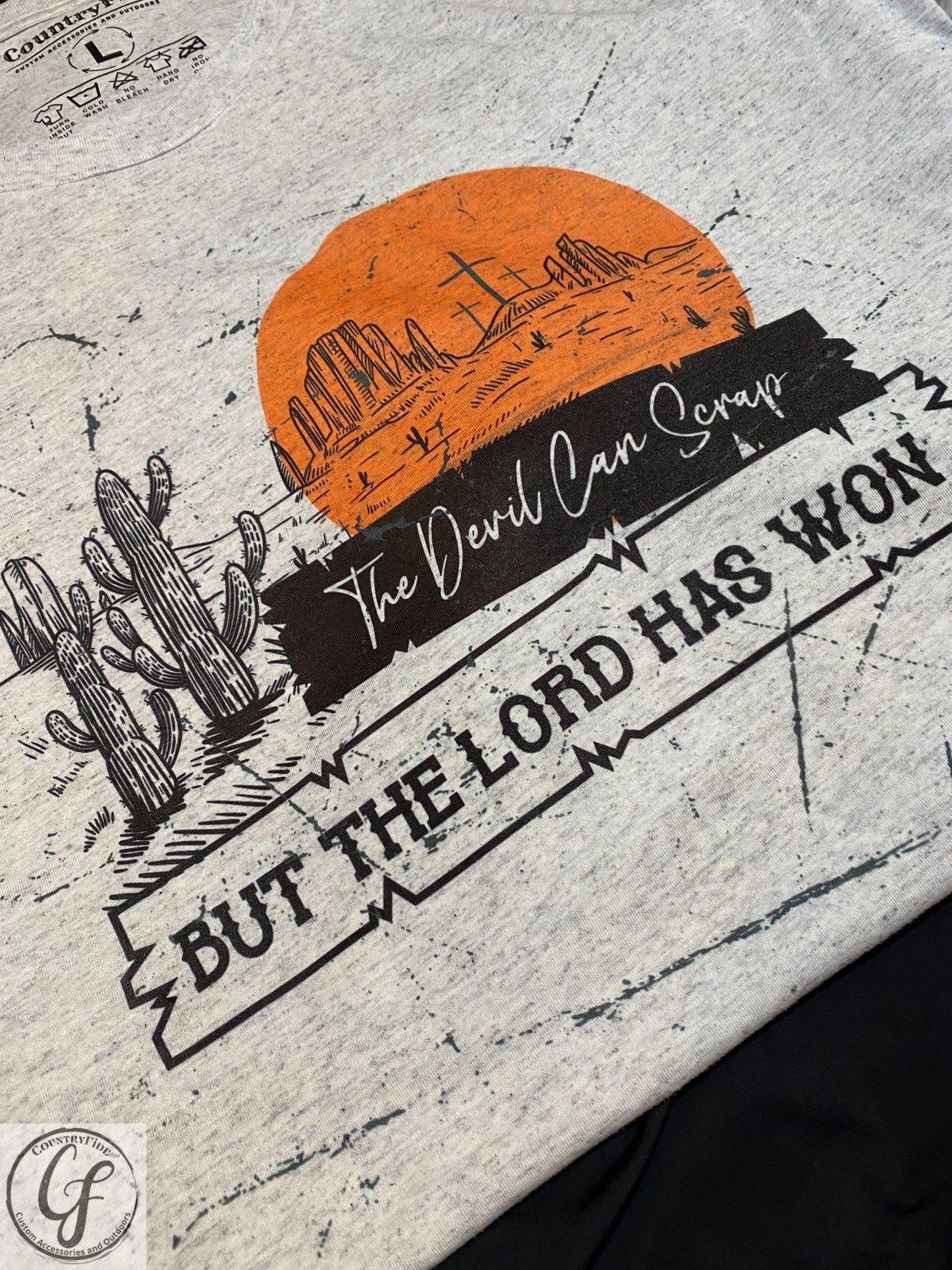 THE LORD HAS WON - CountryFide Custom Accessories and Outdoors