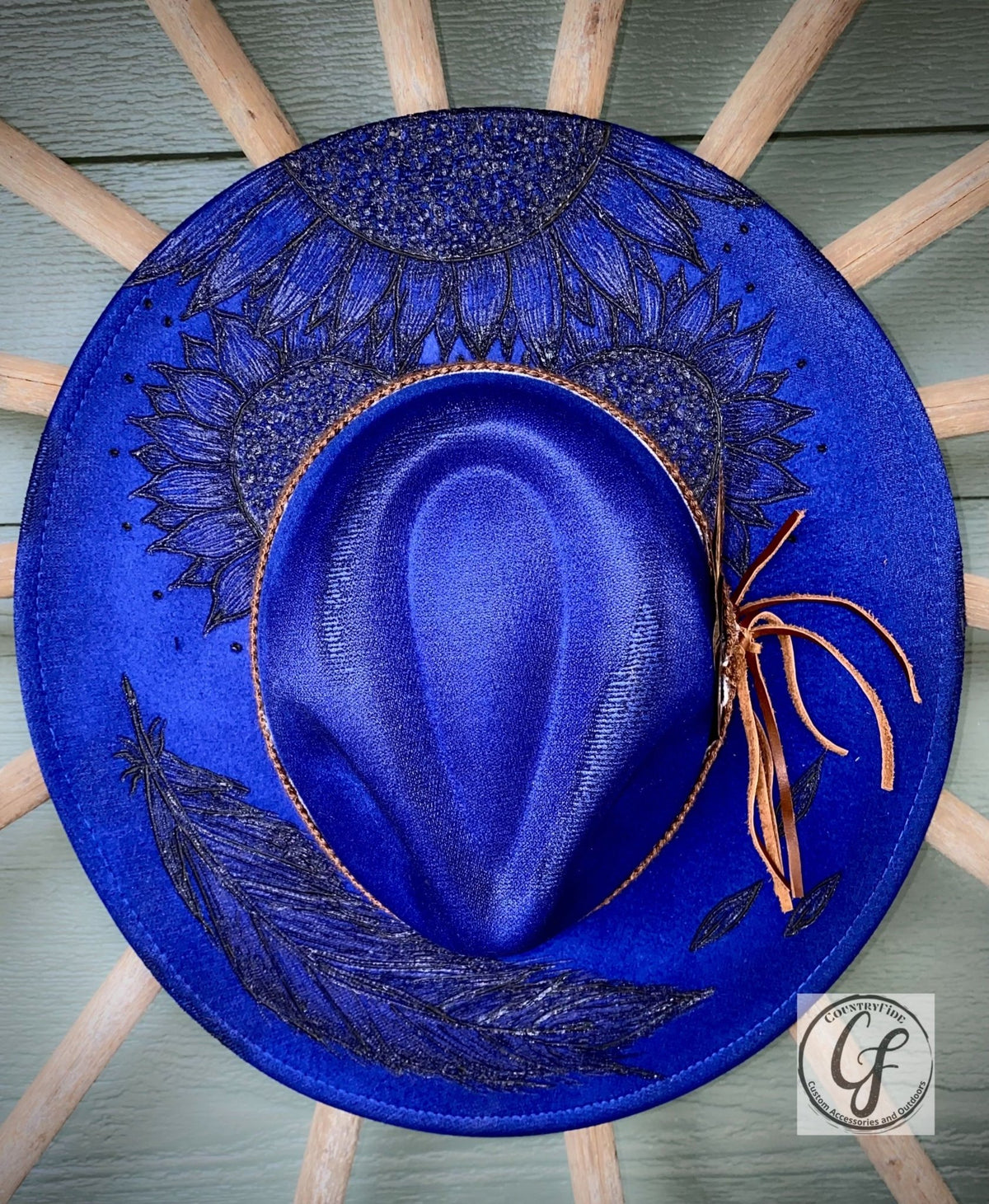 WEARING THE BLUES FEDORA - CountryFide Custom Accessories and Outdoors