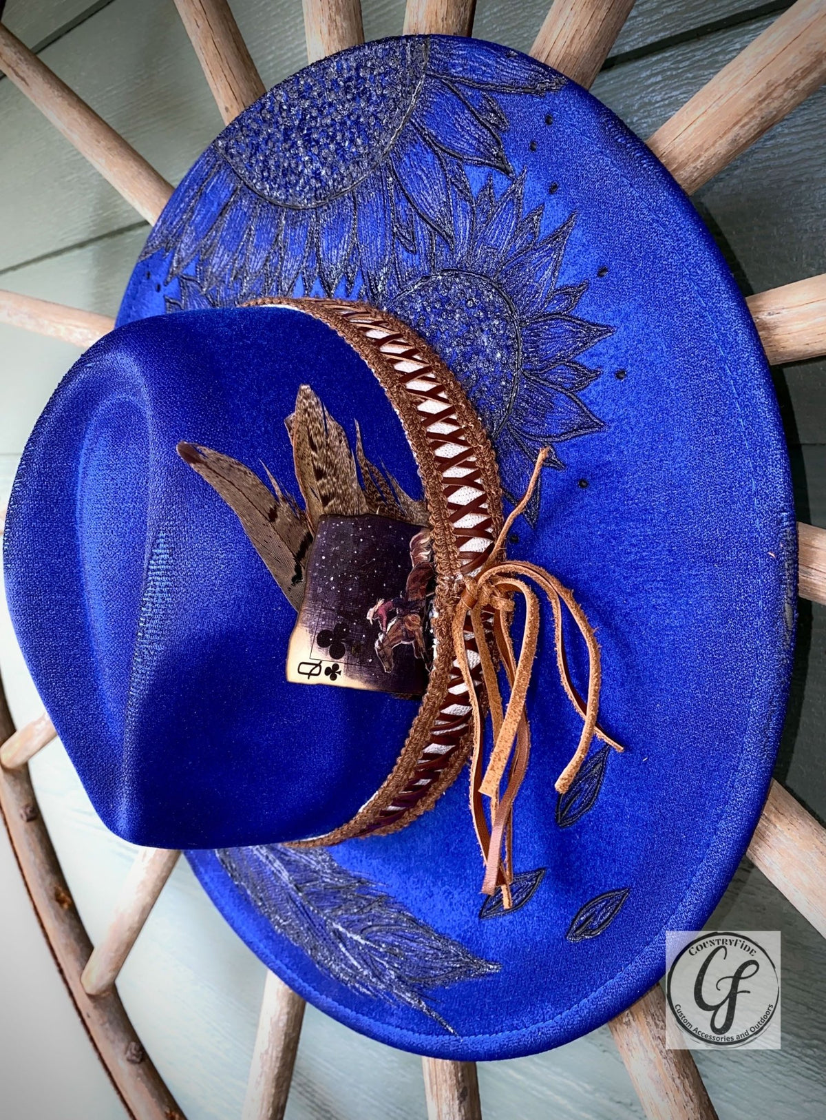 WEARING THE BLUES FEDORA - CountryFide Custom Accessories and Outdoors