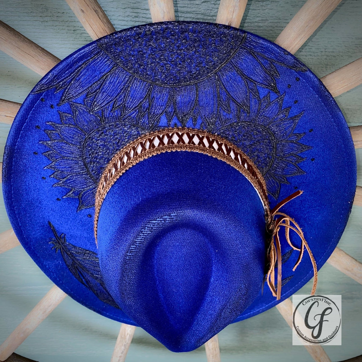 WEARING THE BLUES FEDORA - CountryFide Custom Accessories and Outdoors