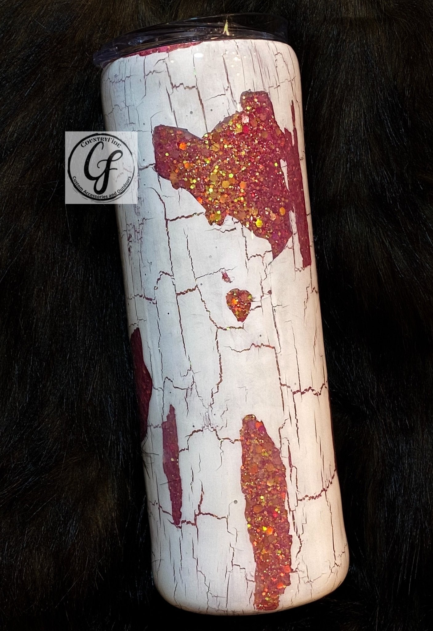 WHITE CRACKEL MULTI COLOR BULL SKULL - CountryFide Custom Accessories and Outdoors