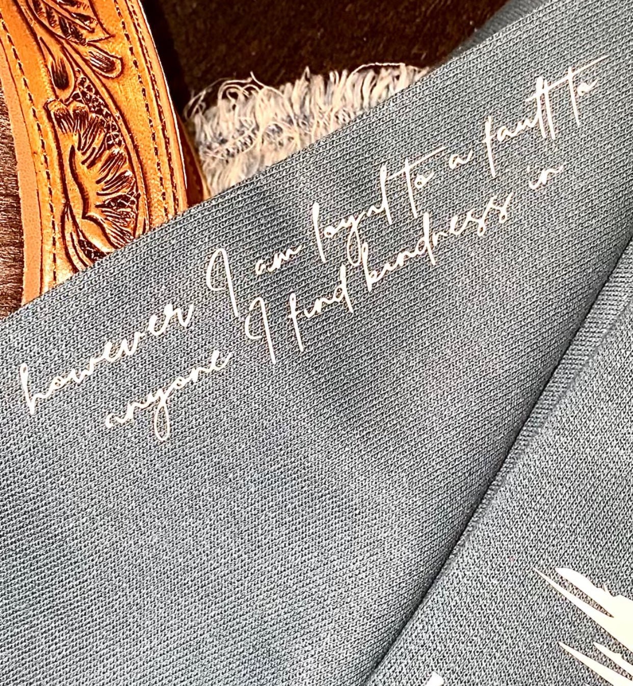 WILL NOT FEAR TOMORROW - CountryFide Custom Accessories and Outdoors