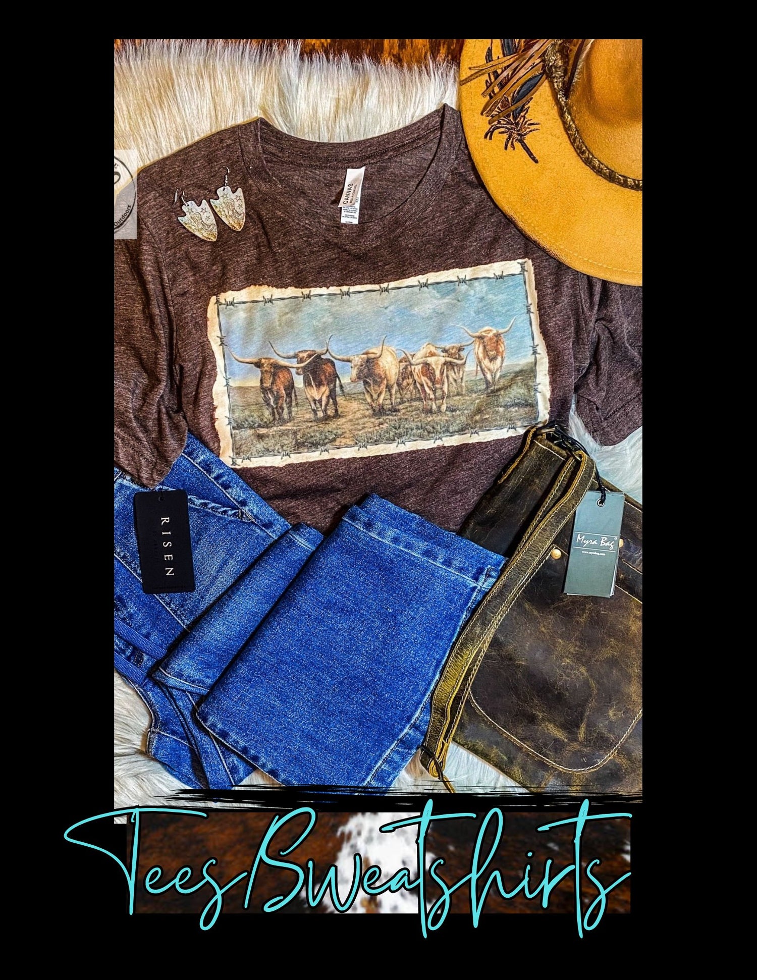 CountryFide Tees & Sweatshirts: Western-Inspired Comfort