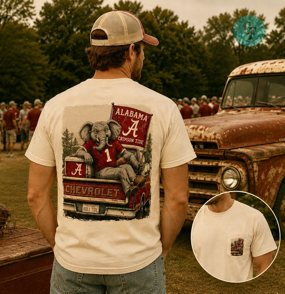 CHEVY GAME DAY COMFORT POCKET TEE