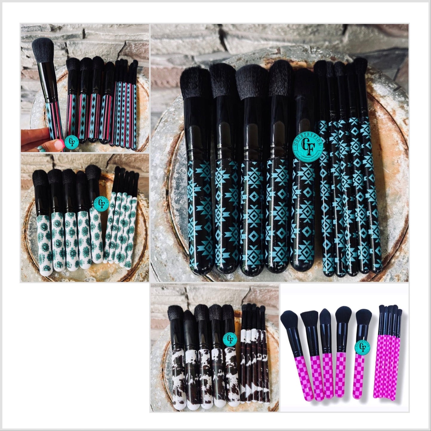 10pc Make Up Brush Sets - CountryFide Custom Accessories and Outdoors
