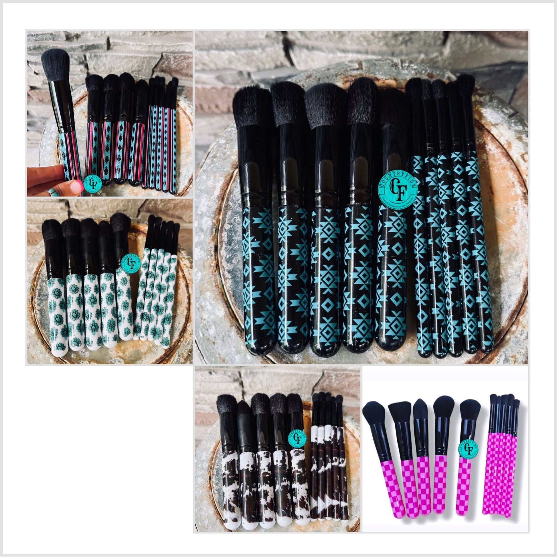 10pc Make Up Brush Sets - CountryFide Custom Accessories and Outdoors