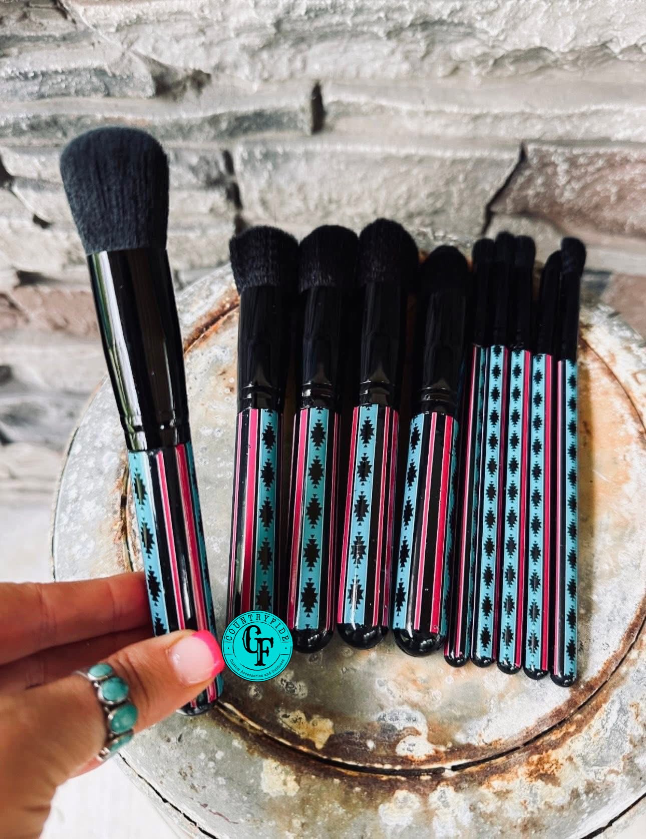 10pc Make Up Brush Sets - CountryFide Custom Accessories and Outdoors