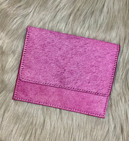The Riley Leather Wallet in Pink - CountryFide Custom Accessories and Outdoors