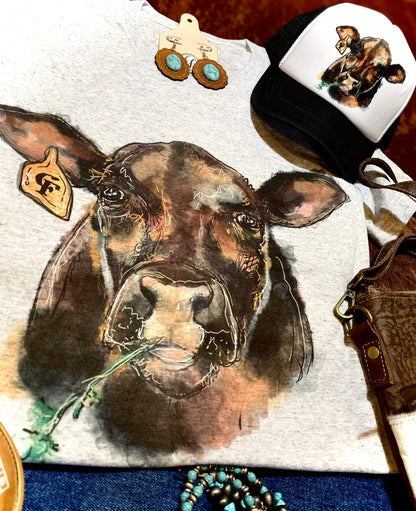 BETTY THE BROWN COW - CF EXCLUSIVE - CountryFide Custom Accessories and Outdoors