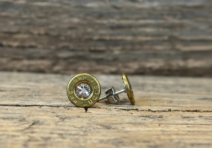 9mm Brass Stud Earrings - CountryFide Custom Accessories and Outdoors