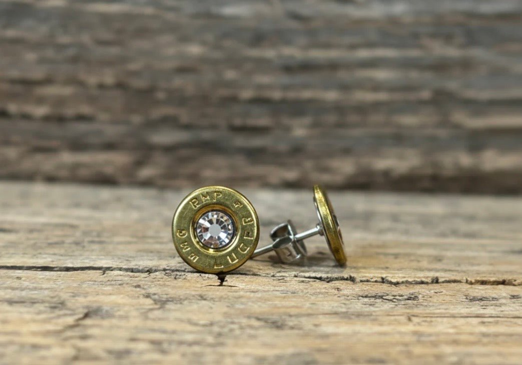9mm Silver Stud Earrings - CountryFide Custom Accessories and Outdoors