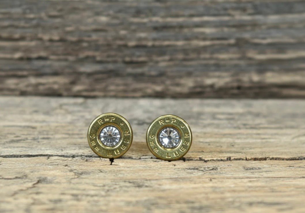 9mm Silver Stud Earrings - CountryFide Custom Accessories and Outdoors