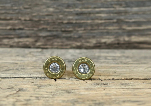 9mm Silver Stud Earrings - CountryFide Custom Accessories and Outdoors
