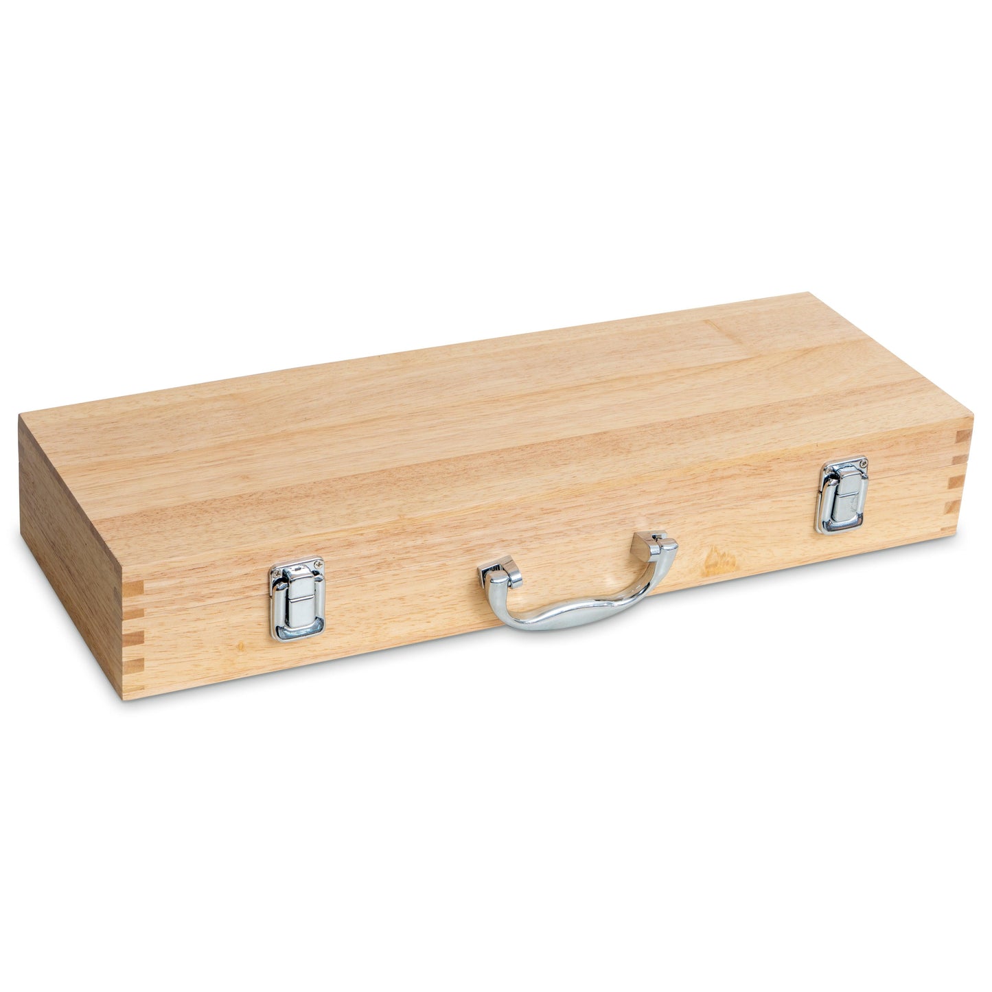 BBQ GRILL SET WTH WOOD CASE - CUSTOMIZABLE
