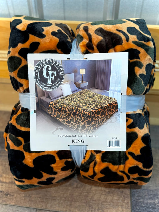 Jaded Duck Camo Super Plush Blanket