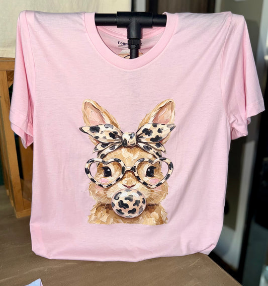 PINK BUBBLEGUM BUNNY TEE