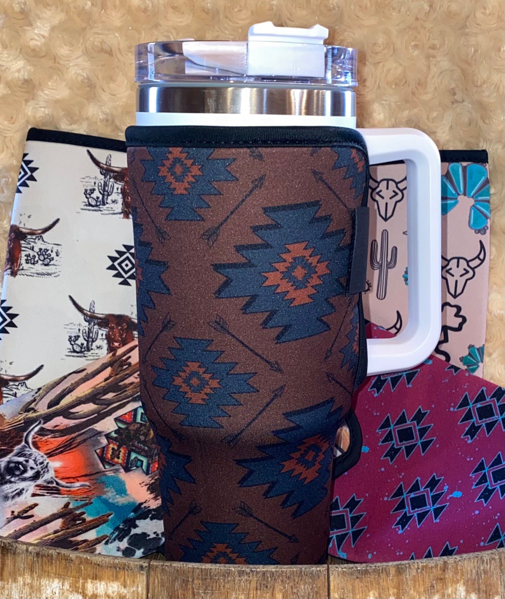 Western 40oz Tumbler Sleeve - CountryFide Custom Accessories and Outdoors